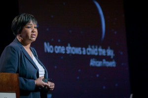 Keynote speaker Dr. Mae Jemison is a physician and NASA astronaut.
